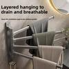 Modern Minimalist Space Aluminum Rotating Bathroom Towel Rack With No Drill Mount For Home Use