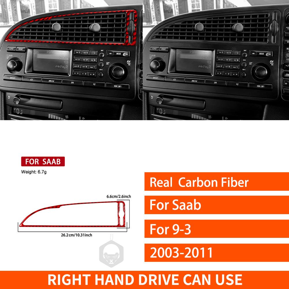 For Saab 9-3 2003-2011 Real Carbon
