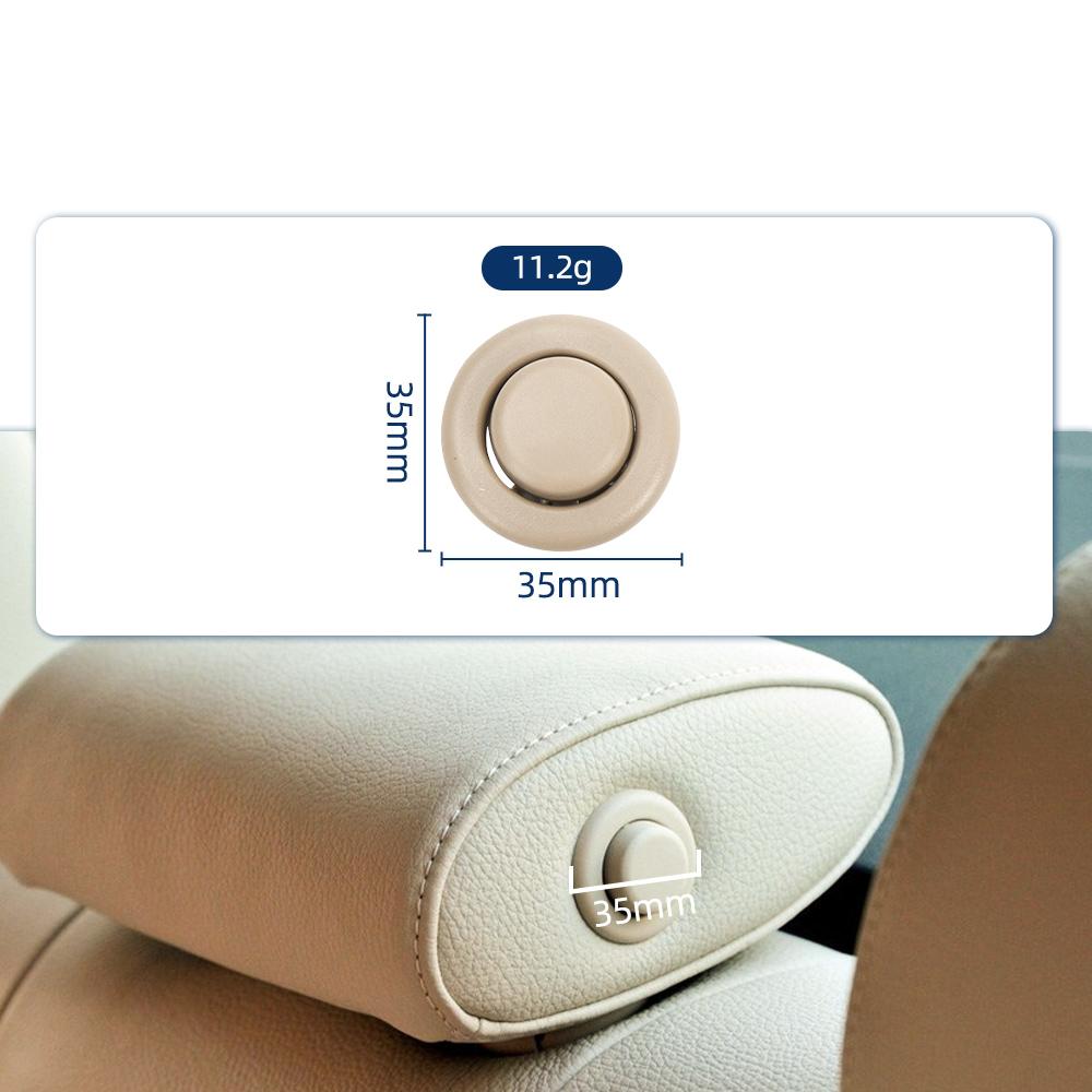 For BMW 5 Series Car Rear Seat Headrest Button Cover Adjustment Switch F10 F18 E90 Seat Accessories 52207251368