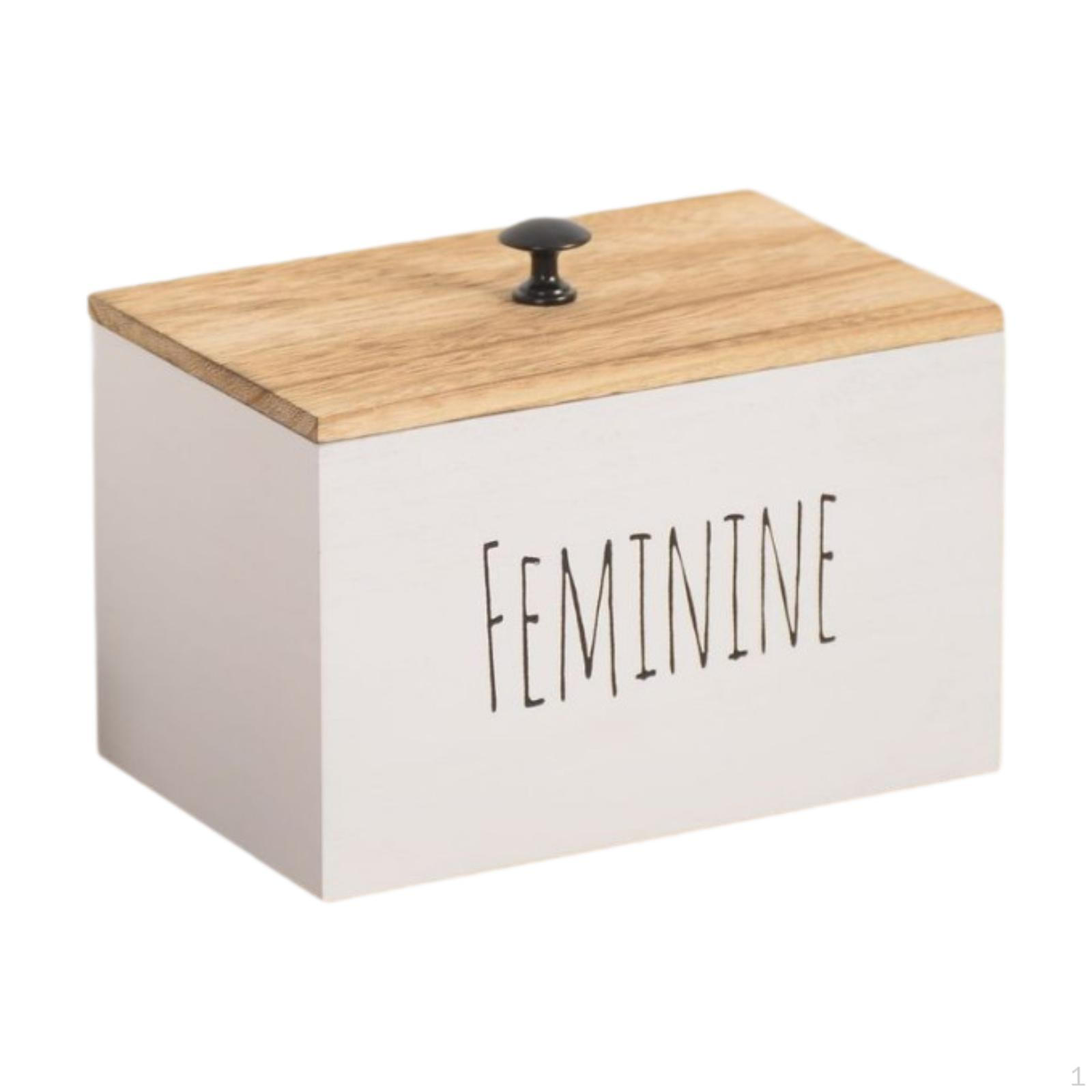 

Коробка для хранения капсул для стирки, Диспенсер с фермерскими бусинами, Держатель для тампонов White