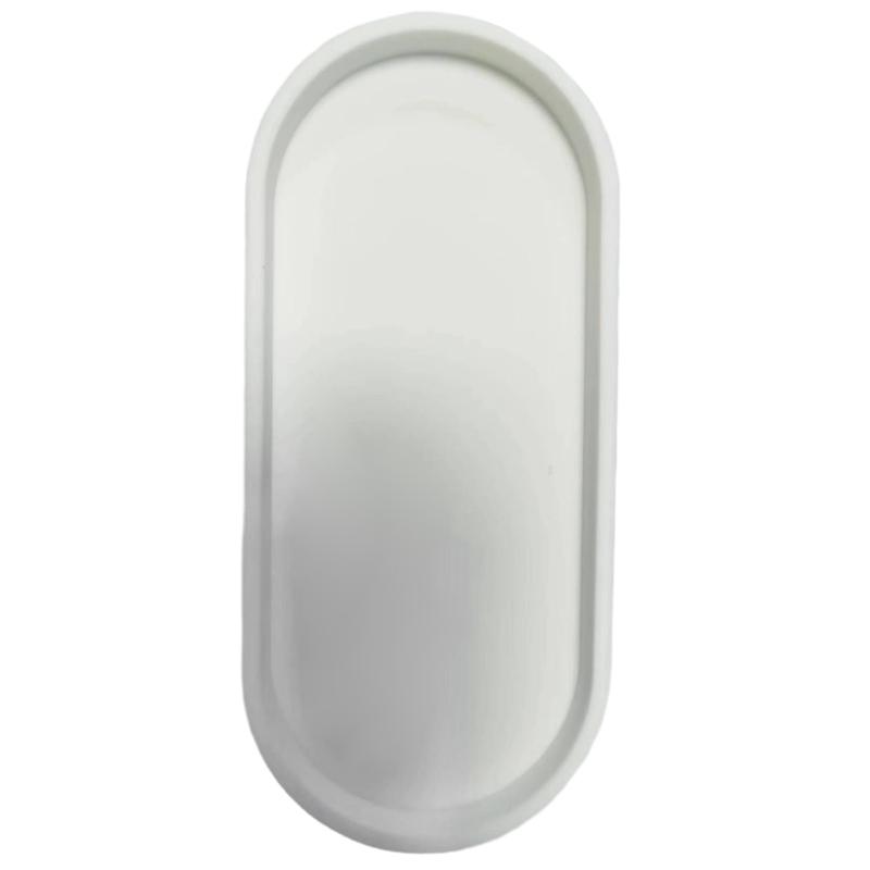 Large Oval Silicone Tray Soap Dispenser Jewelry Holder Countertop Tray Dropshipping