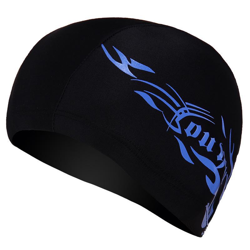 Youyou Men's Spandex Swimming Cap for Long Hair - Ideal for Pool & Hot Spring