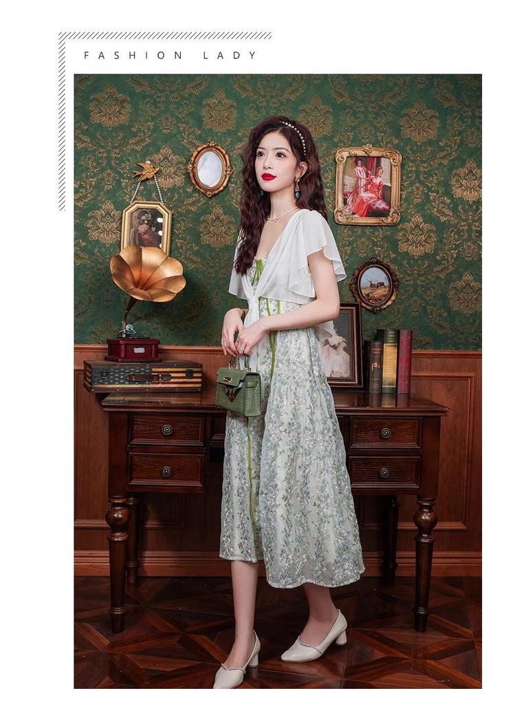 Women's Chiffon Summer Shawl Jacket - Super Light Short Sleeve Cardigan