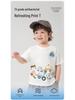 Rightou Summer 2025 Boys' Short-Sleeve T-Shirt - New Children's Toddler Top, Lightweight Half-Sleeve Style
