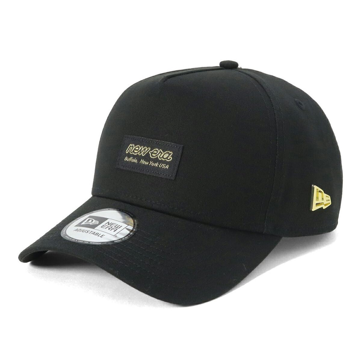 

new era New Era Cap Metal Flag Logo Badge Cotton Gold FREE 940AF METAL FLAG BLK GLD 251 14388670 NER36C5107 9FORTYA-FRAME Black/Metallic