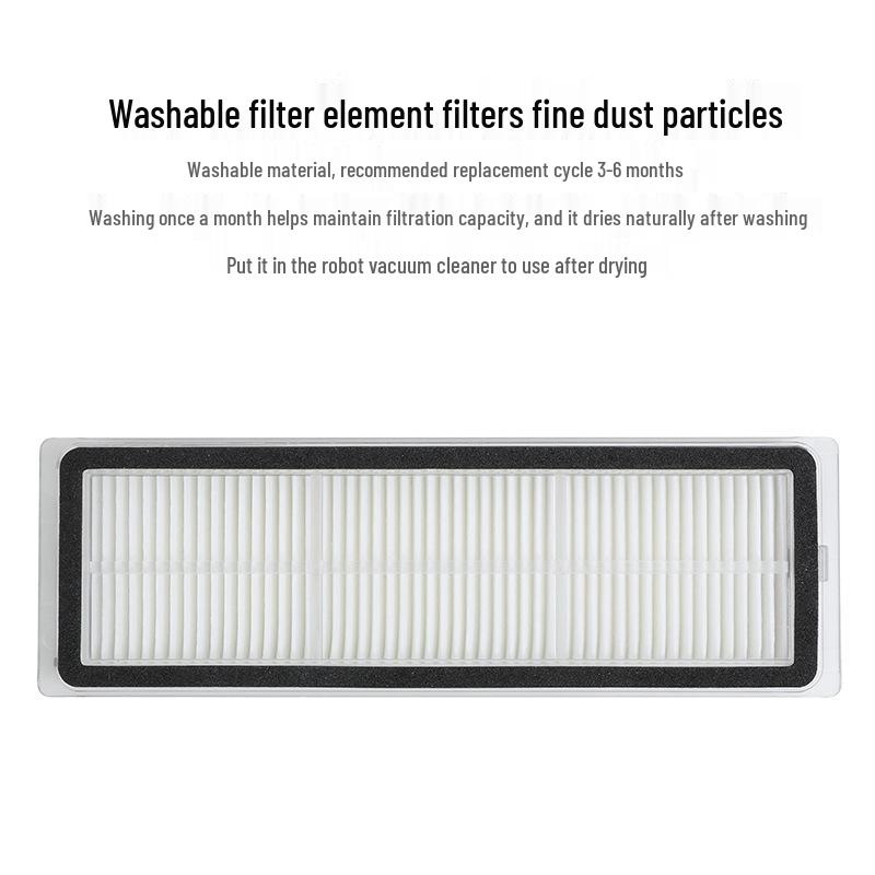 Kompatibilní příslušenství pro robotický vysavač Dreame S10/S20/X10: Válcový kartáč, Boční kartáč, Filtr, Mopovací utěrka, Sáček na prach