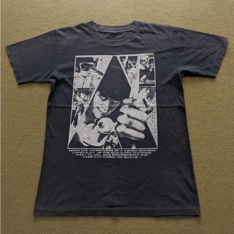

Retro Clockwork Orange American Movie Tshirt for Women Summer New Unisex Casual Cotton Tshirt S