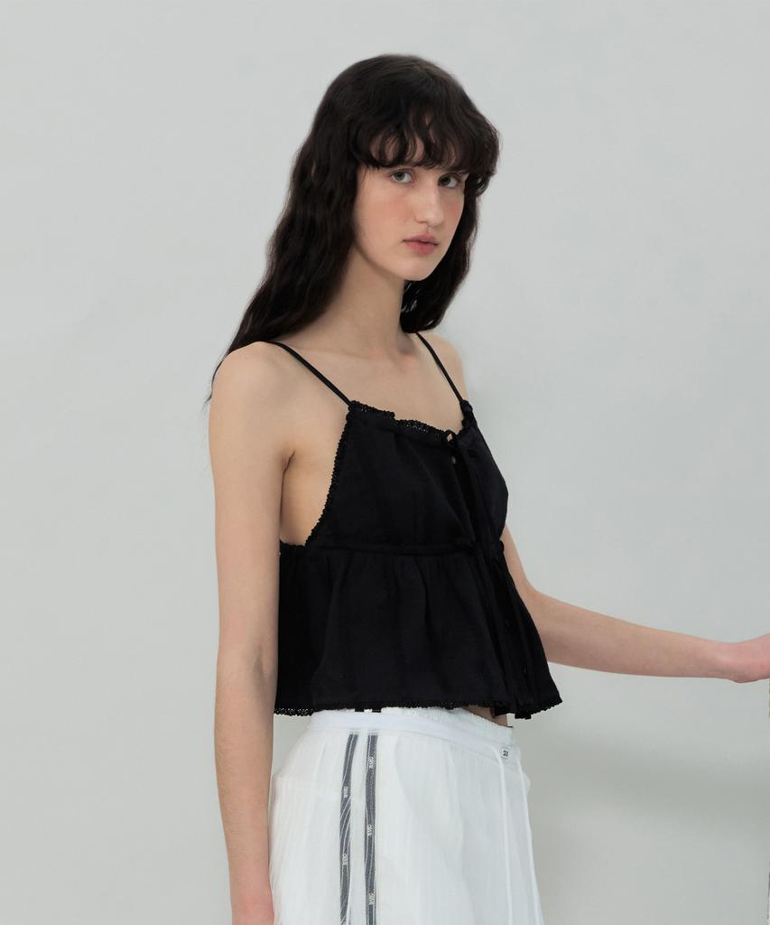 GROVE Leah Lace Bustier (Black)