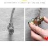 1/5Pcs Durable Stainless Steel Hexagon Nut Wrench 4-point Detachable Hex Wrench Reusable Faucet Wrench Bathroom Repair