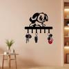 Metal Key Holder Wall Mounted Entryway Storage for Keys Coats Hats Modern Home Office Decor