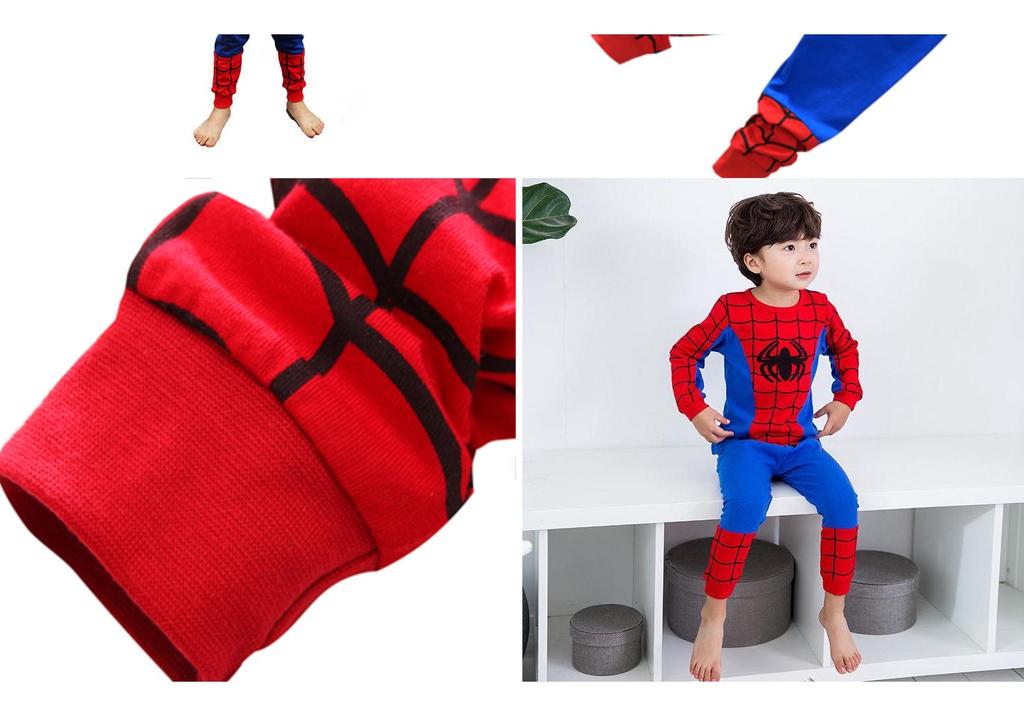 In-Stock Marvel Spider-Man Cotton Pajama Set for Kids