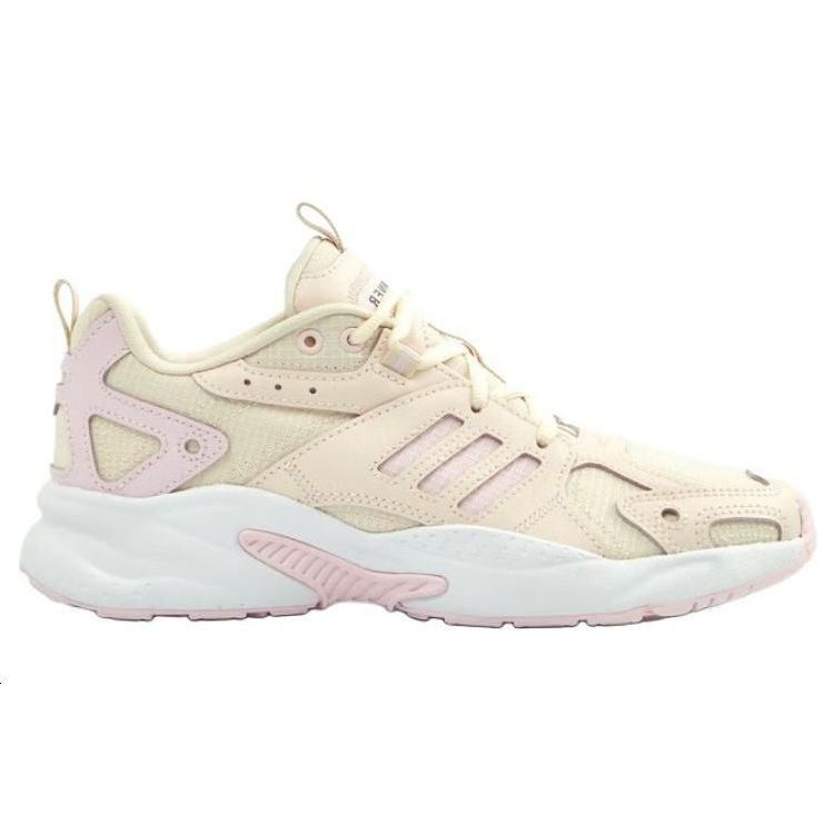 Adidas JZ Runner Comfortable Versatile Shock Absorbing Durable Breathable Lightweight Low Top Casual Running Shoes Unisex Sneakers Light-Pink IH6364