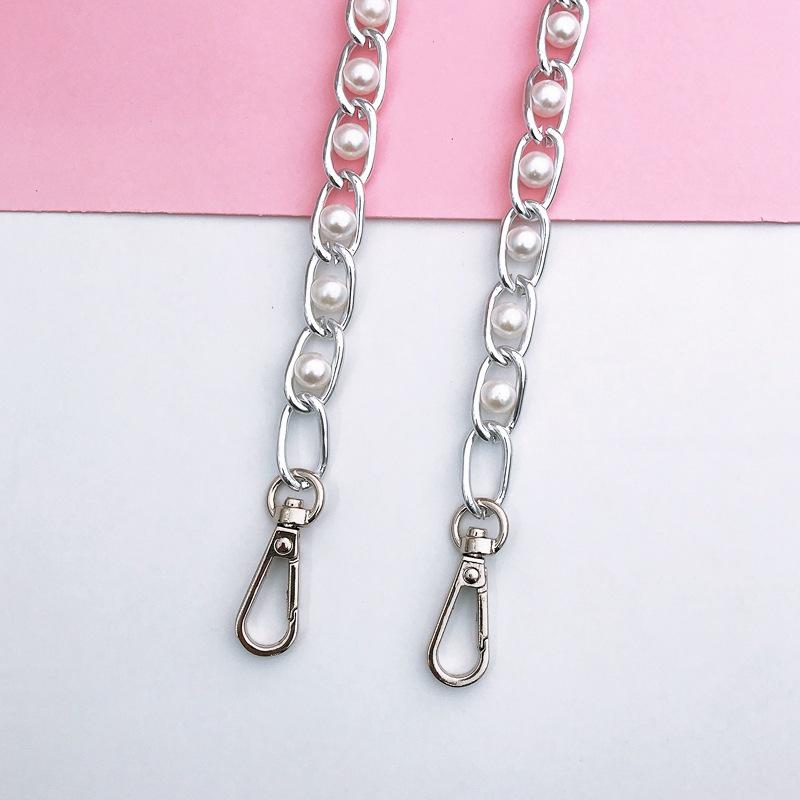 Metalowy łańcuszek do telefonu crossbody odporny na upadki z klipsem i smyczą 125 cm