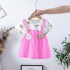 Toddler Girl Dresses Casual Short-sleeve Straps Cute Floral Sundress Summer