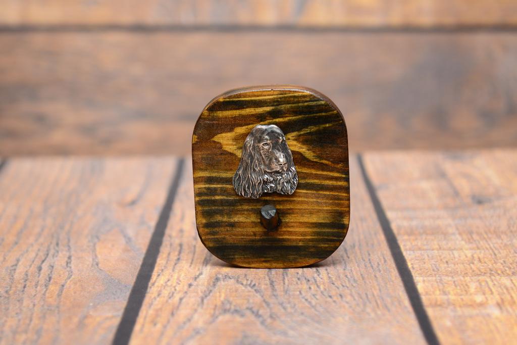 English Cocker Spaniel I - Leash Hanger, Medal Hanger with Dog, Key Hook from Art-Dog Brand
