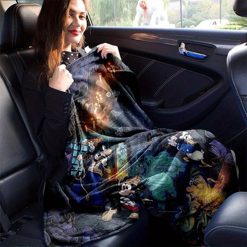 1pc, Disney Characters In a Haunted Mansion Home Decor Gift Set Featuring Cozy Flannel Blankets for Bedroom, Living Room, Travel, Camping, Car