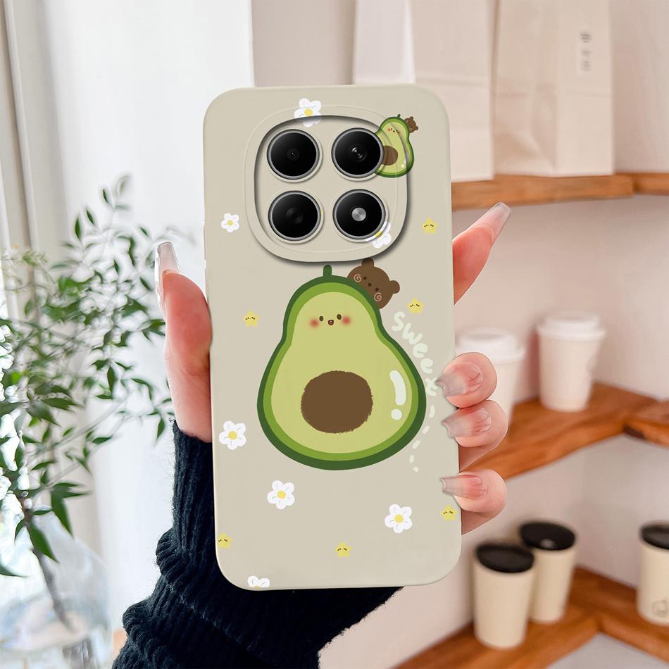 Cartoon Dinosaur Case For Poco M8 Pro 5G Back Cover For Poco M 8 Camera Lens Protection Soft Liquid Silicone Phone Protectors