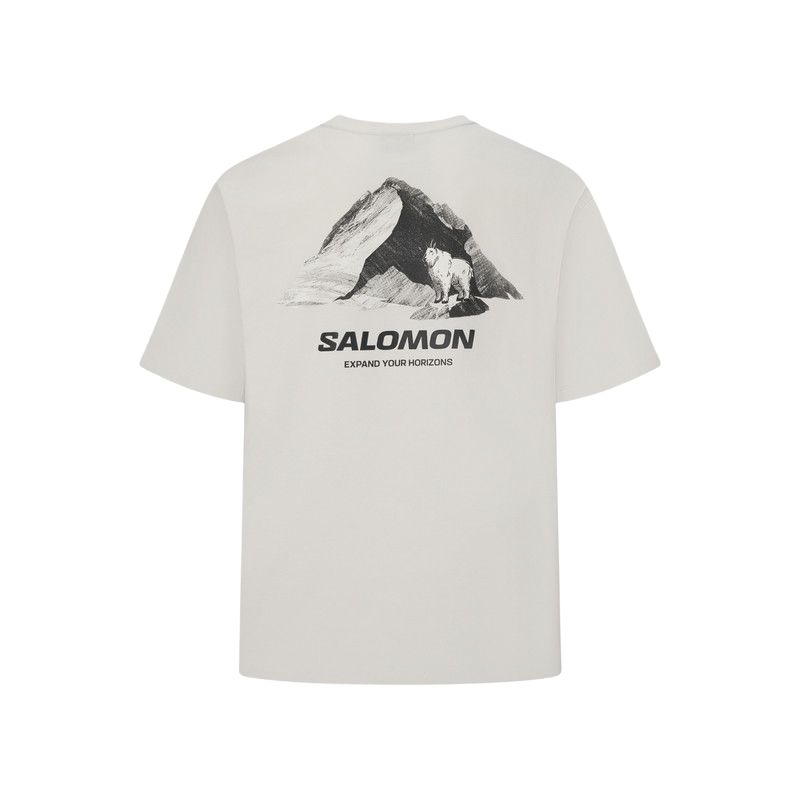 SALOMON Mountain T Shirt Men s Warm Gray LD0028500 175/96A (L)