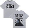 Singer SIENNA SPIROS High Quality Fashion Printing Short Sleeve Clothing Unisexs Womens Hip Hop Casual Tshrits Pop Music Streetwear