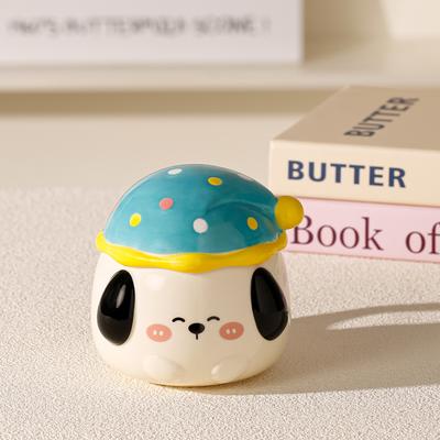 Creative Mug Mushroom Styling Cartoon Cute Ceramic Cup High Value Water Cup with Lid Hand Gift Gift