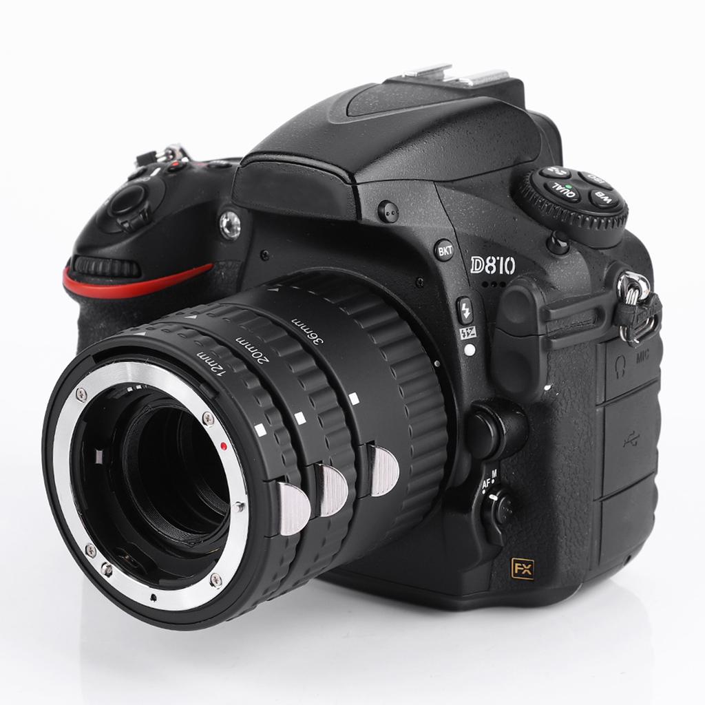 Mcoplus Auto Focusing Macro Extension Lens Tube 12mm+20mm+36mm for Nikon F Mount DSLR N AF B