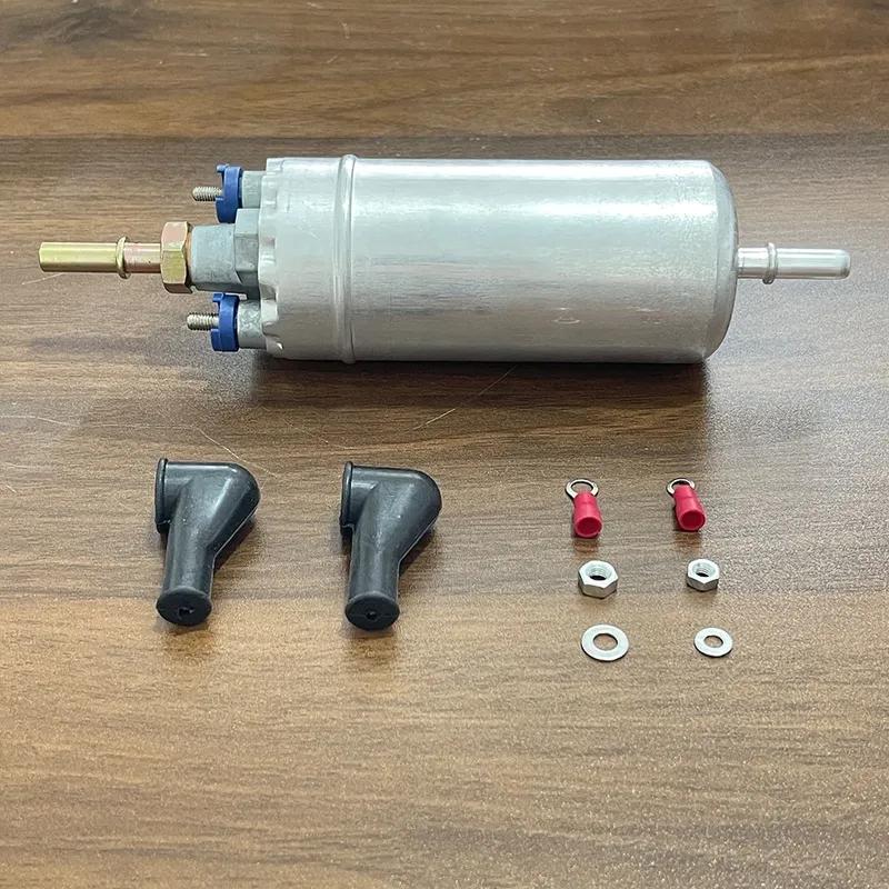 RESO 12V External Fuel Pump 5 Bar 150L/H Aluminum Alloy 0580464075 0580464096 Replacement For Ford Mondeo