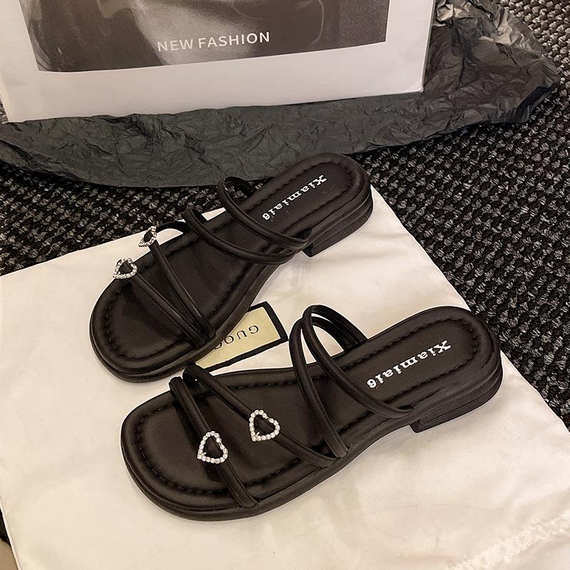 

Новые сандалии на платформе, модные шлепанцы, женская обувь, крутые пляжные шлепанцы для ленивого лета 40 чёрный