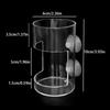 New Aquarium Feeding Ring Fish Tank Station Floating Food Tray Feeder Square Circle Aquarium Accessory with Suction Cup