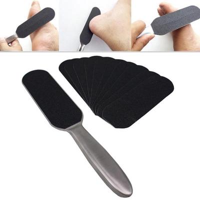 Double Side Pedicure 10 Pcs Dry Sanding Paper Rasp Stud Hard Skin Remover Feet Care Pedicure Tools