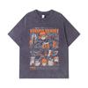 275 GSM Washed T-shirts 100% Cotton Naruto V21 Pain Print Unisex Heavy Cotton T Shirt