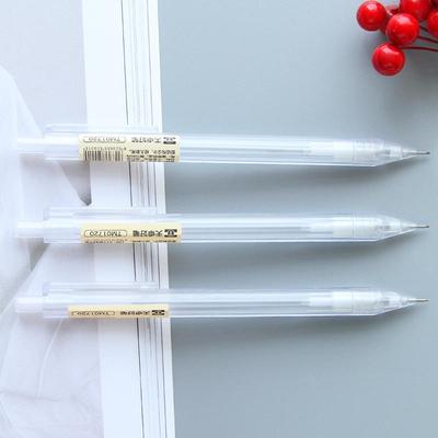 0,5 mm Kunststoff transparent gefrostet automatische Bleistift Mode Zeichnung Schreiben Druckbleistift Geschenke