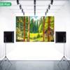 1Pcs Outdoor View Decoration Background Winter Backdrop Decorations For Photo Studio Photo Booth Christmas Party