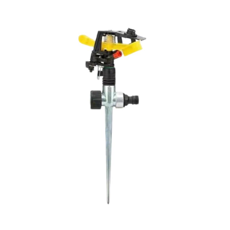 Adjustable Rocker Lawn Sprinkler 360 Degree Rotation Even Spray For Irrigation Agricultural Site Cooling Dust Removal