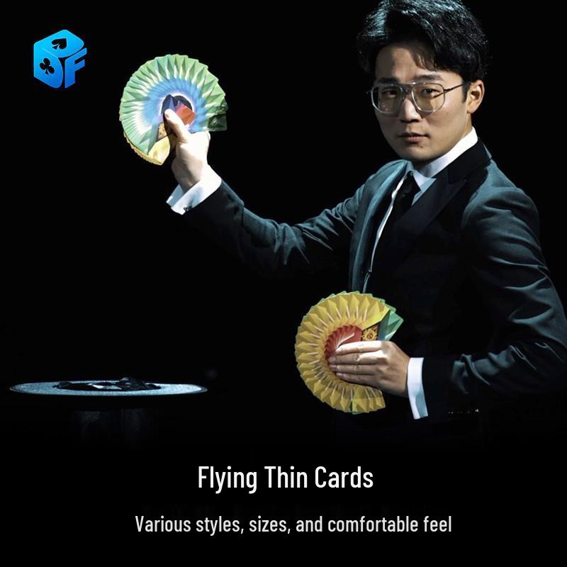 

Ultra-Thin Flesh-Colored Playing Cards for Magic Tricks - Long Style, Four-Color Diamond Design