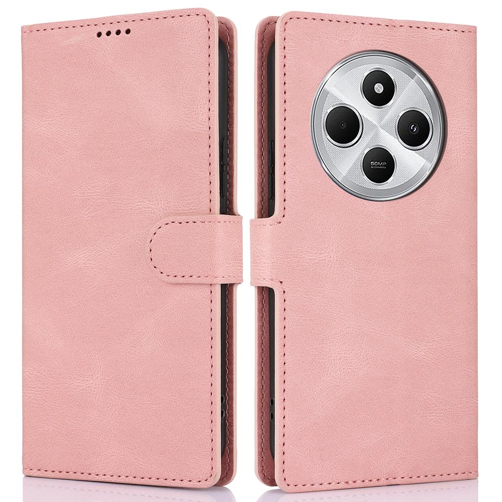 For Xiaomi Poco C75 4G/Redmi 14R 5G/14C 4G Case PU Leather Phone Cover with Wallet Stand View