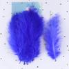 50 PCS Turkey Marabou Feathers 10-15CM Fluffy Decorative Feather for DIY Wedding Dress Jewelry Decoration Accessories Plumes