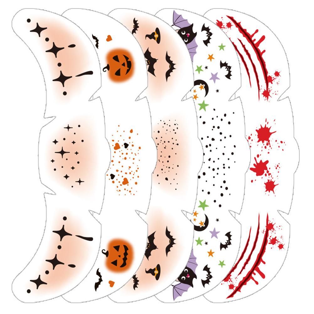 Freckle Tattoo Stickers Waterproof Sweatproof Halloween Decoration Props Dark Makeup