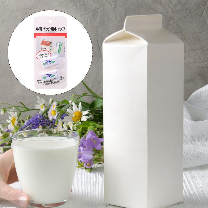 2Pcs Plastic Japanese Style Milk Box Sealing Clip Milk Carton Sealing Clip Beverage Sealing Clip For Milk Powder Chips Bags