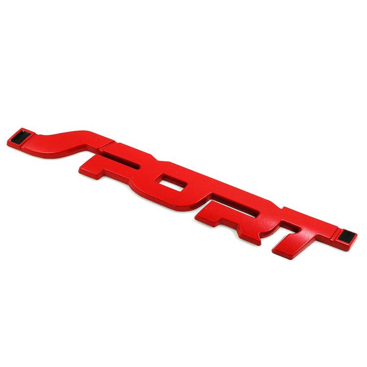 Metal Sport Emblem Sticker for Modified Car Rear