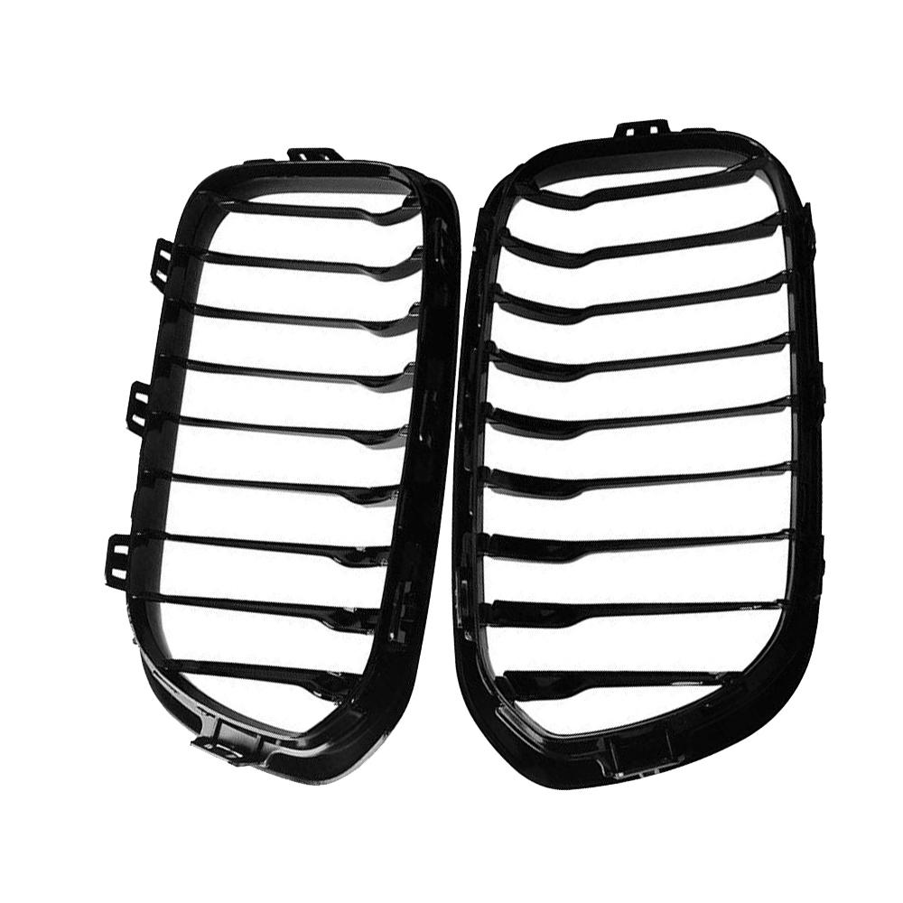 Glossy Black Car Front Bumper Kidney Grille Racing Grills Hood Grill For BMW 1 Series F20 F21 2012 2013 2014 2015 2016 2017