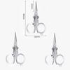 1/3pcs Stainless Steel Folding Small Scissors Travel Scissor Sewing Scissors Portable Scissors Paper Scissors Household SuppliesMakeup