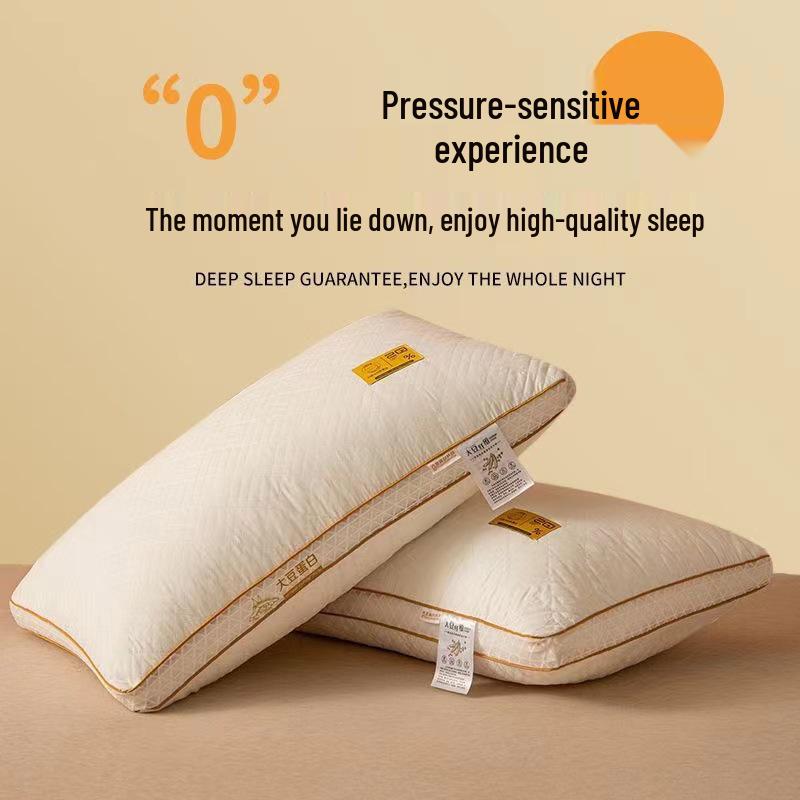 Soybean Protein 3D Oddychająca Wysokoelastyczna Poduszka Podtrzymująca Szyję