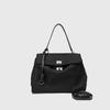 VEZFAA 2025 Taschen Kelly Bag Echtes Leder Damen Tasche Große Kapazität Tragetasche Einzelne Schulter Handtasche Unterarm Große Tasche Weiblich Weiches Leder
