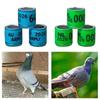 Inele pentru picior de porumbel numerotate 8x11mm 10-50 buc 2026 Inele multicolore pentru picioare de papagali pentru păsări Antrenament în aer liber