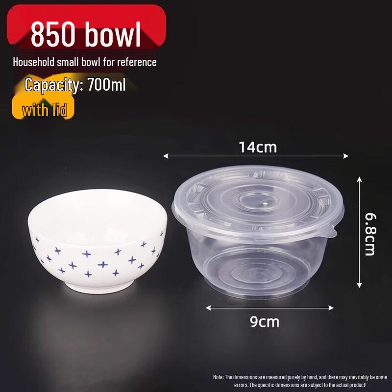 

Changshen Disposable Round Plastic Bowls with Lids