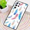 Feather Phone Case for Samsung Galaxy note 10 pro S26 Ultra S23 S24 FE S25 S21 S22 PLUS shockproof Cove