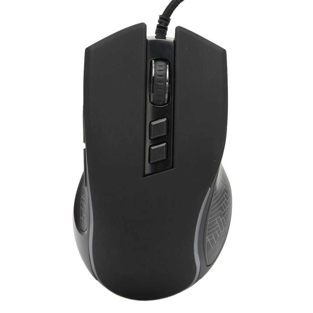 Gaming Mouse USB2.0 4 Adjustable DPI RGB Backlit Ergonomic Design Optical Sensor Laptop Mouse for Gaming Office Home