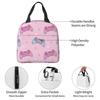 Cartoon Game Console Pattern Insulated Lunch Bags Large Reusable Thermal Bag Lunch Box Tote College Outdoor Food Storage Bags
