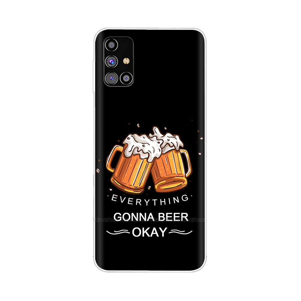 For Samsung Galaxy M51 Case SM-M515F Phone Case Creative Full Protection TPU Back Cover For Samsung M51 M 51 Soft Silicone Funda