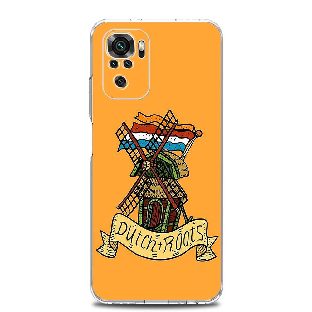 

Phone Case For Xiaomi Redmi Note 15 14 13 12 4G 10 11 Pro Plus 5G 14C 13C 12C 10C Clear Soft TPU Cover Dutch flag Redmi Note 15 5G